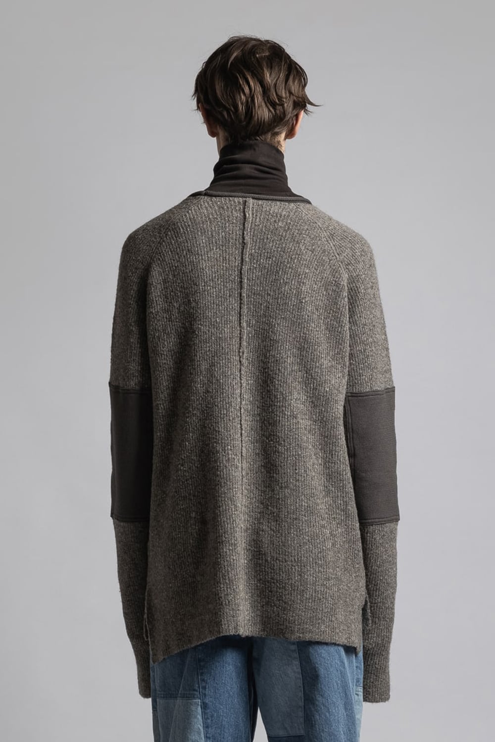 Knit Pullover with Neck Warmer G.Beige