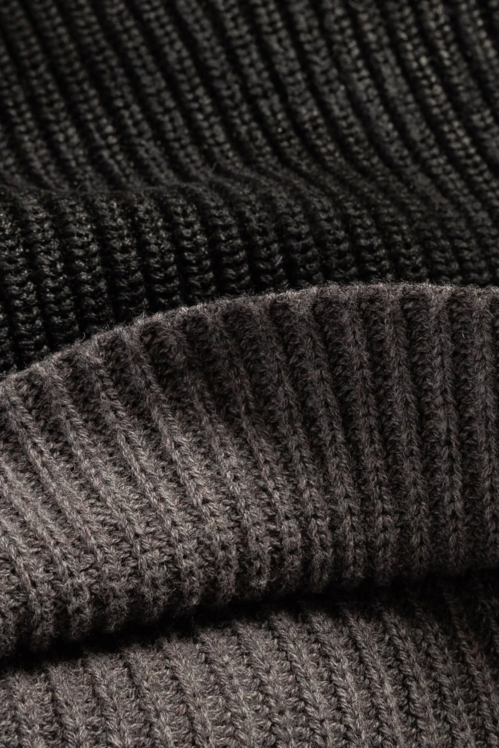 Pigment Spray Pullover Black