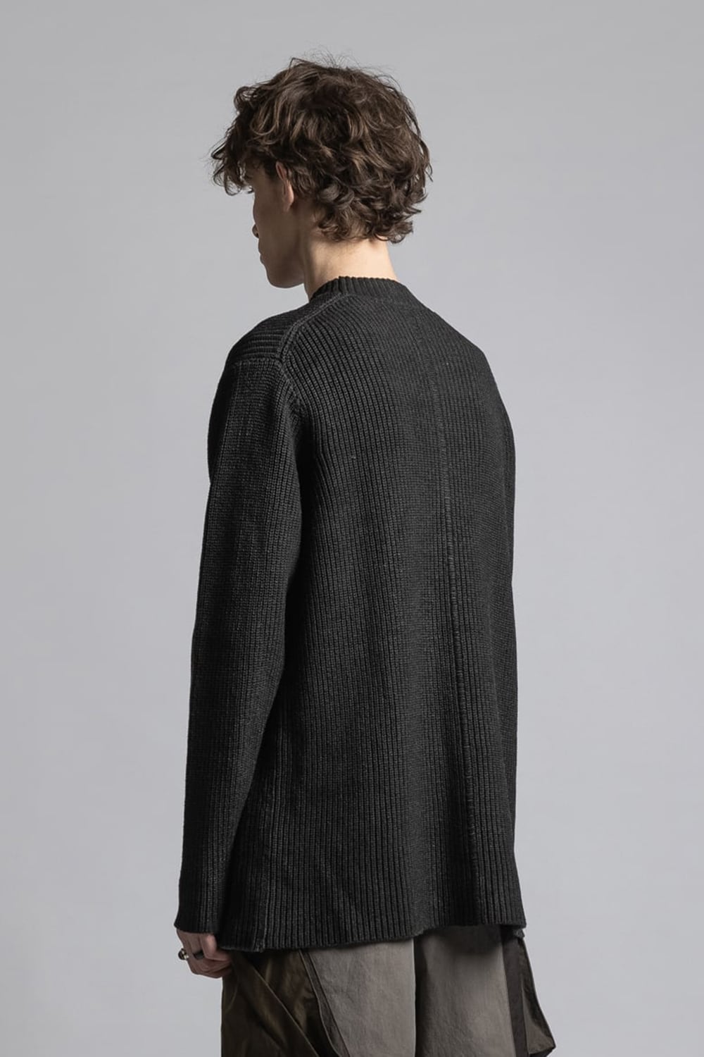 Pigment Spray Pullover Black