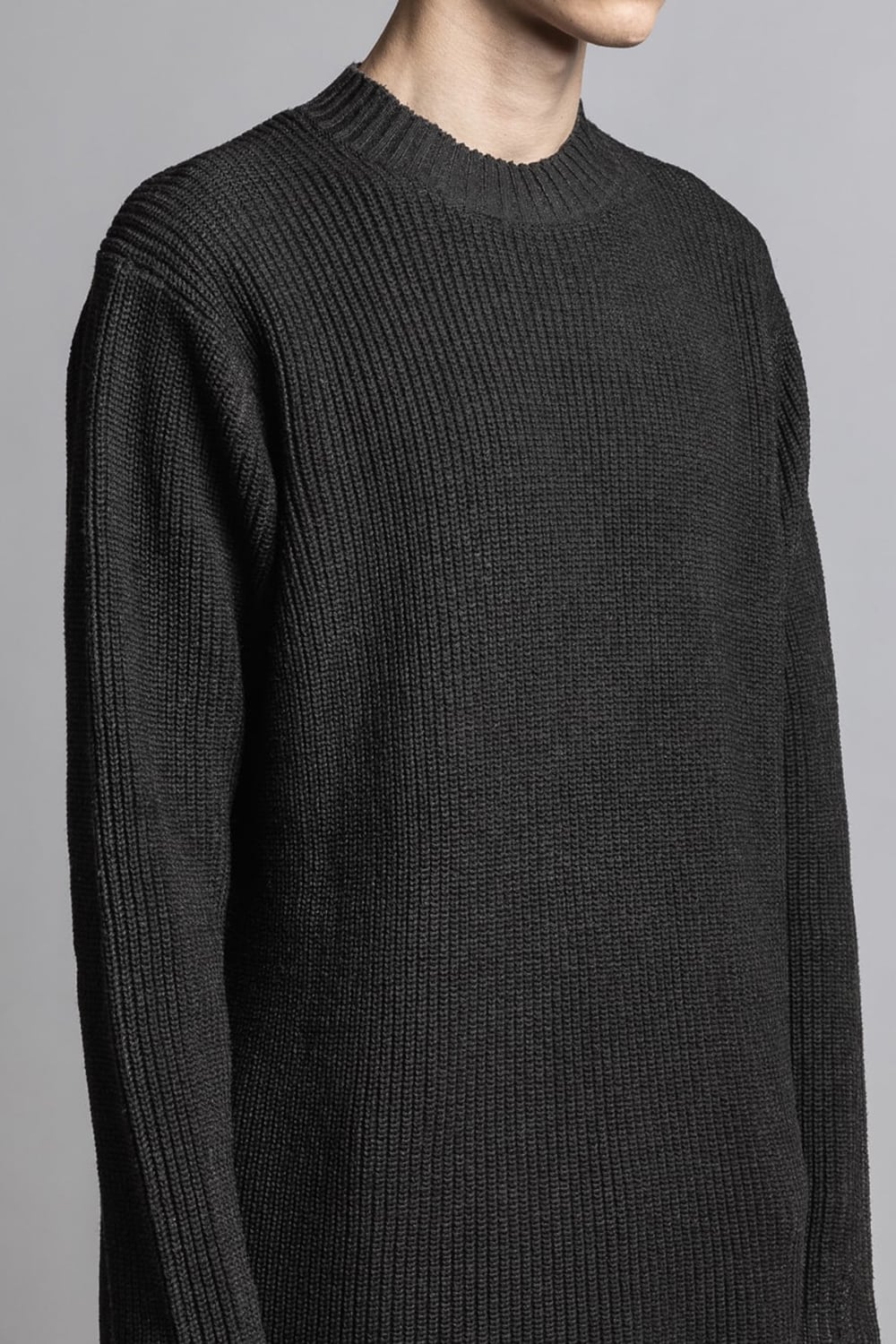 Pigment Spray Pullover Black