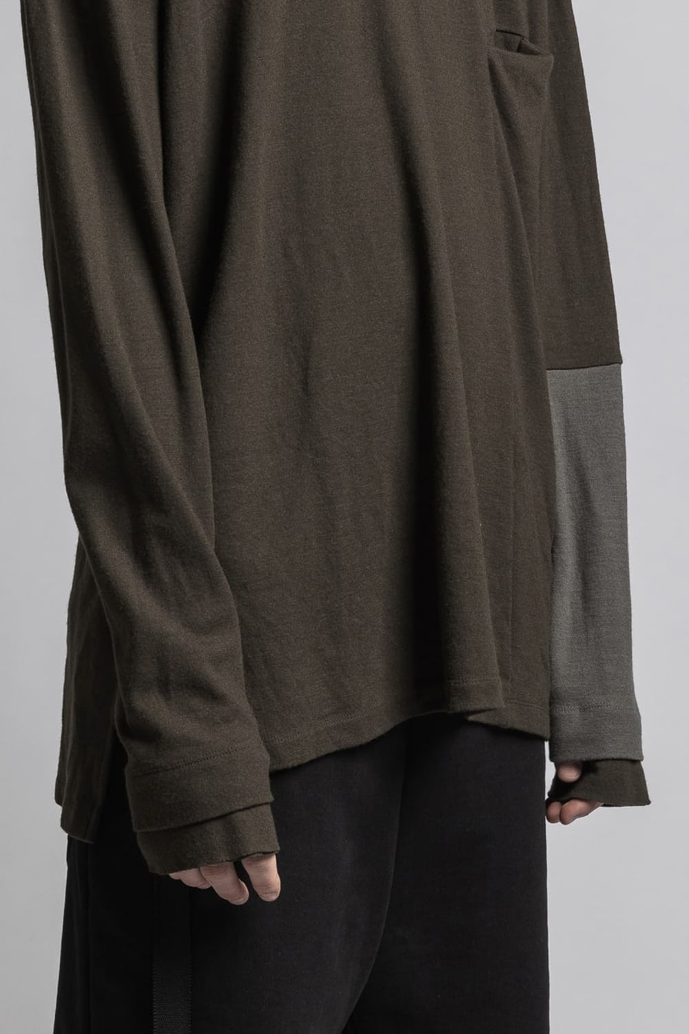 Wool Smooth Pullover Dark Od