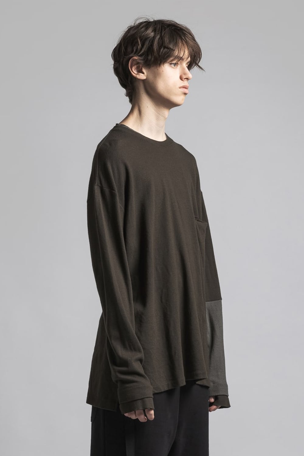 Wool Smooth Pullover Dark Od