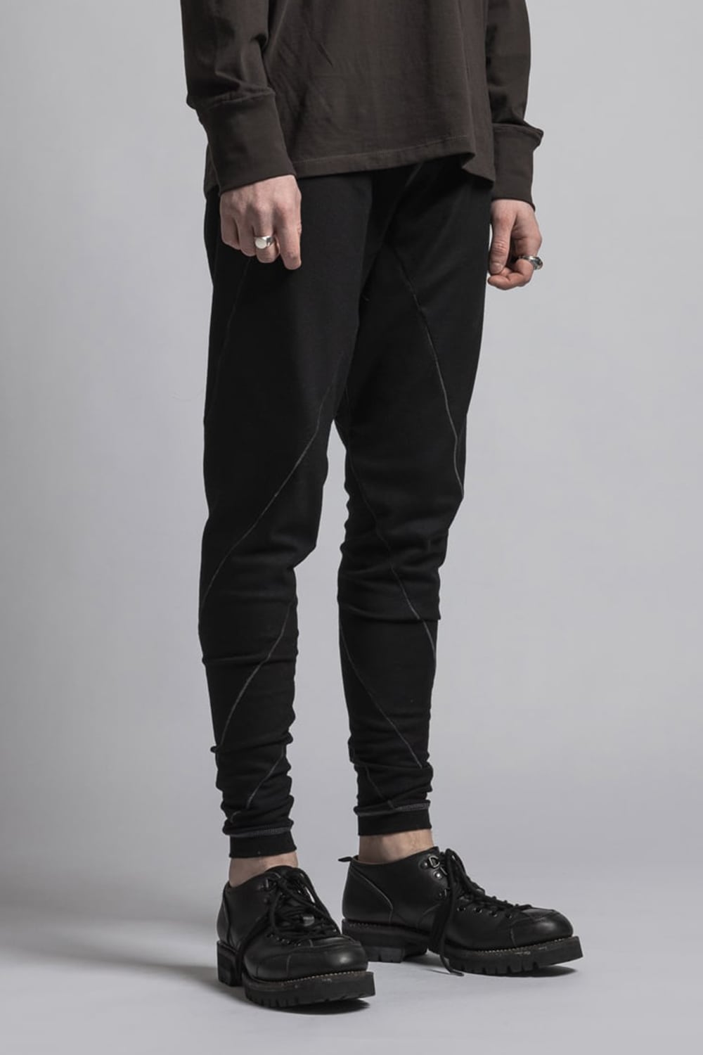 Wool Smooth Leggings Black