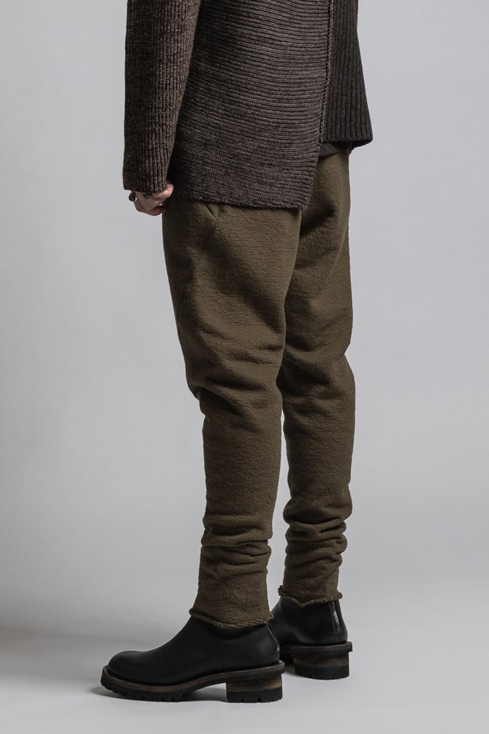 One Side Heavy Pile Pants Olive Drab