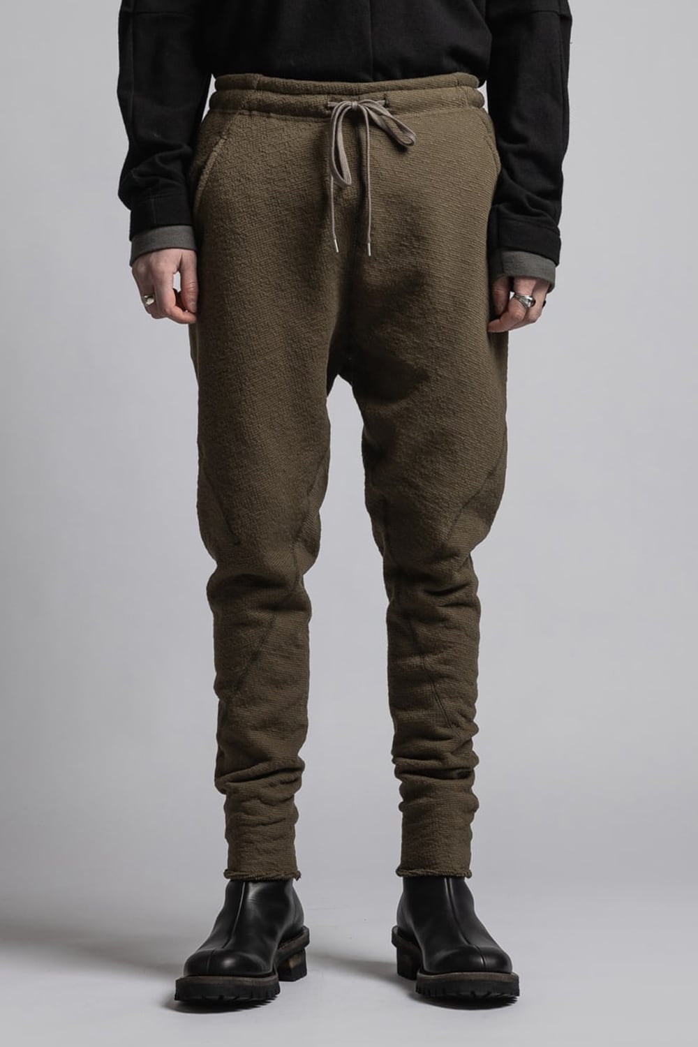 One Side Heavy Pile Pants Olive Drab
