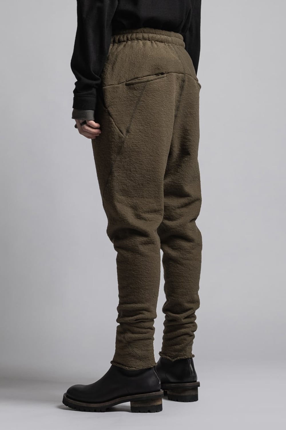 One Side Heavy Pile Pants Olive Drab