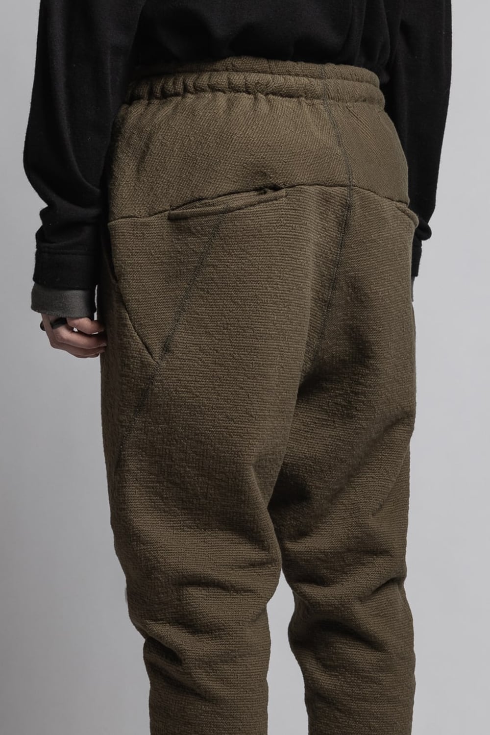 One Side Heavy Pile Pants Olive Drab