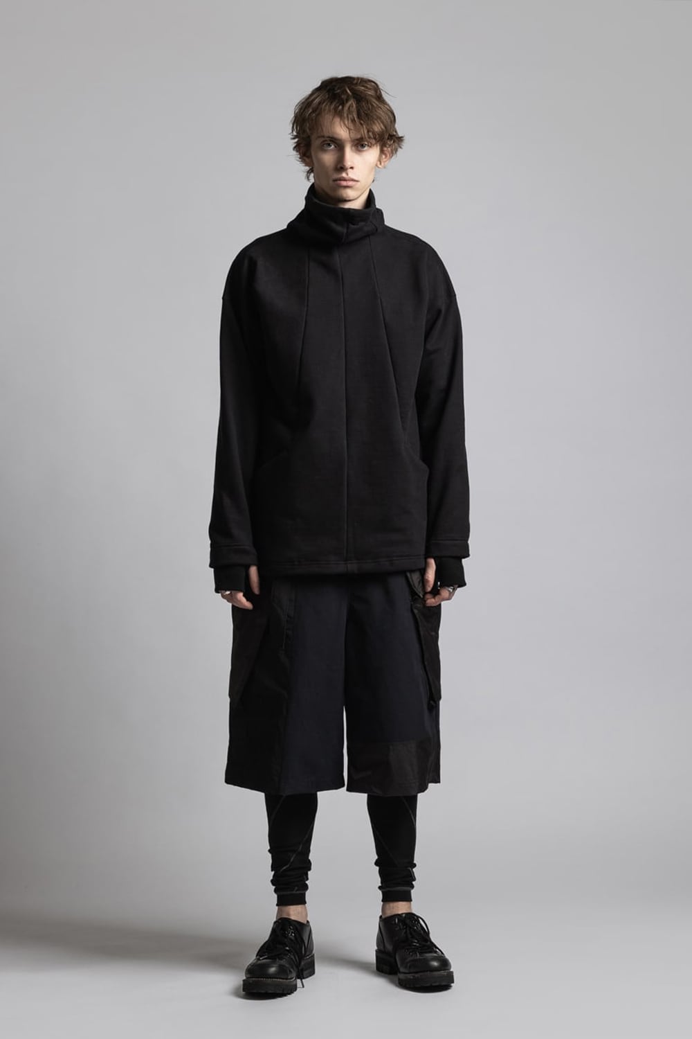 Mask High Neck Sweat Pullover