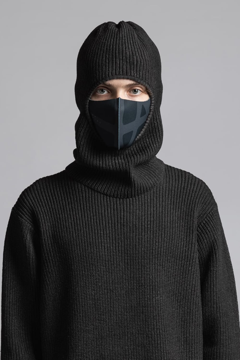 Spray Coated Knit Balaclava