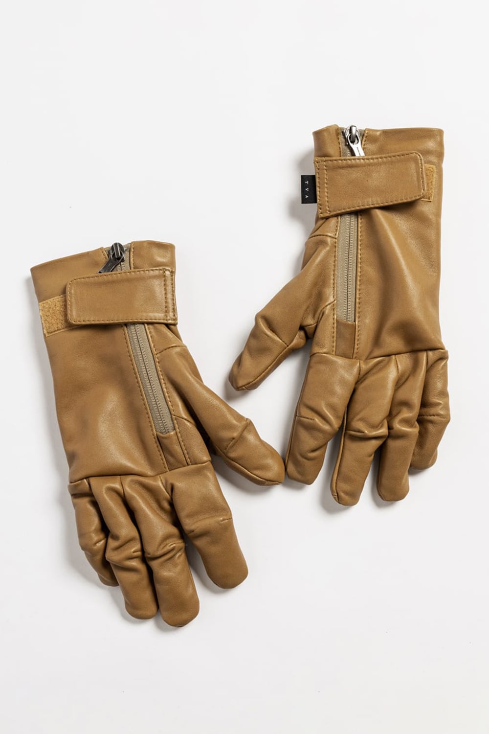 Lamb Leather Gloves Khaki