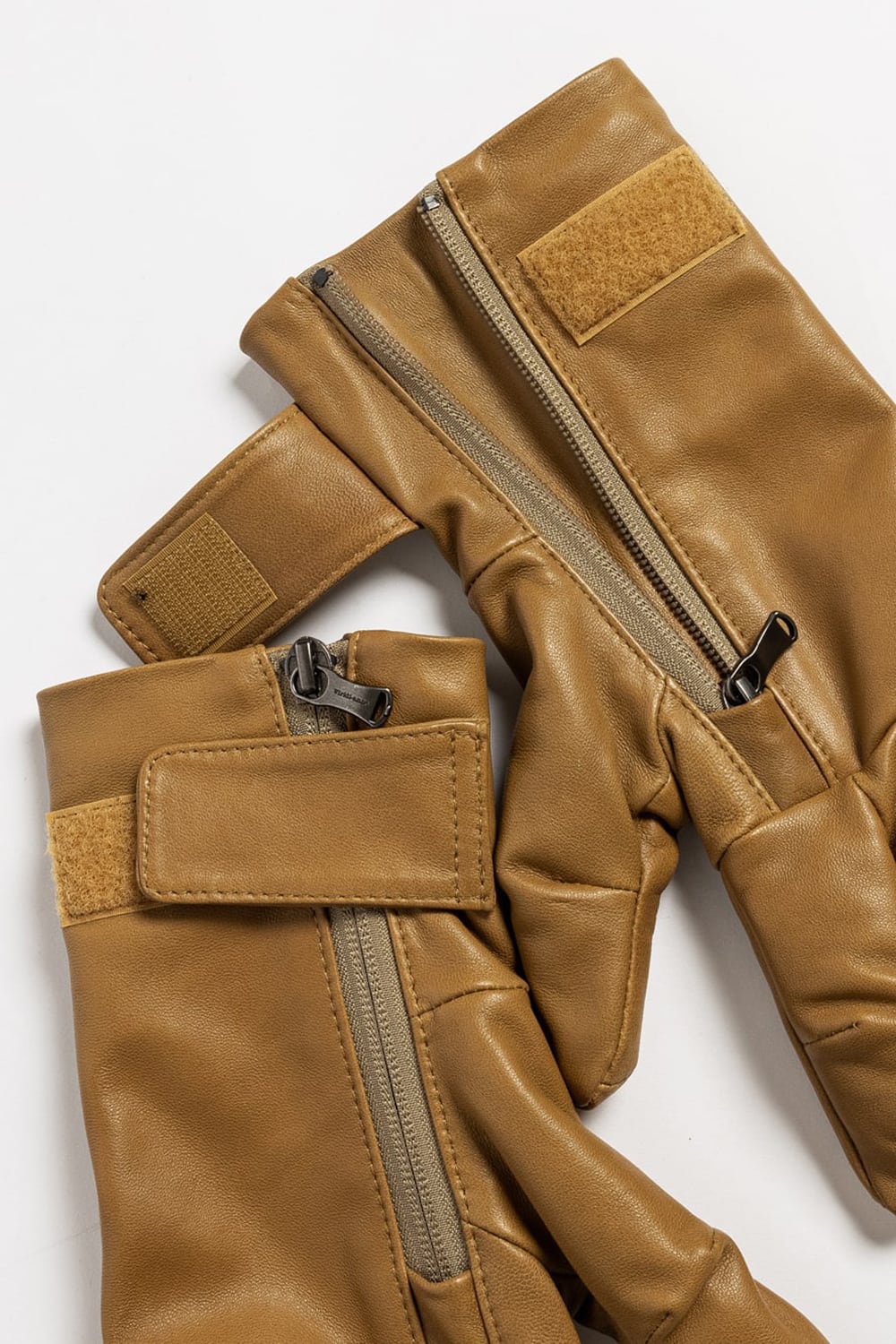 Lamb Leather Gloves Khaki