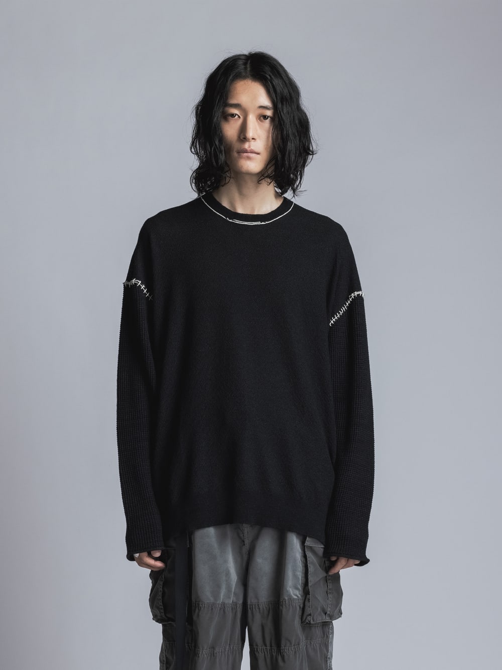High Gauge Knit Black