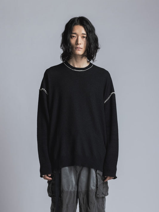 High Gauge Knit Black