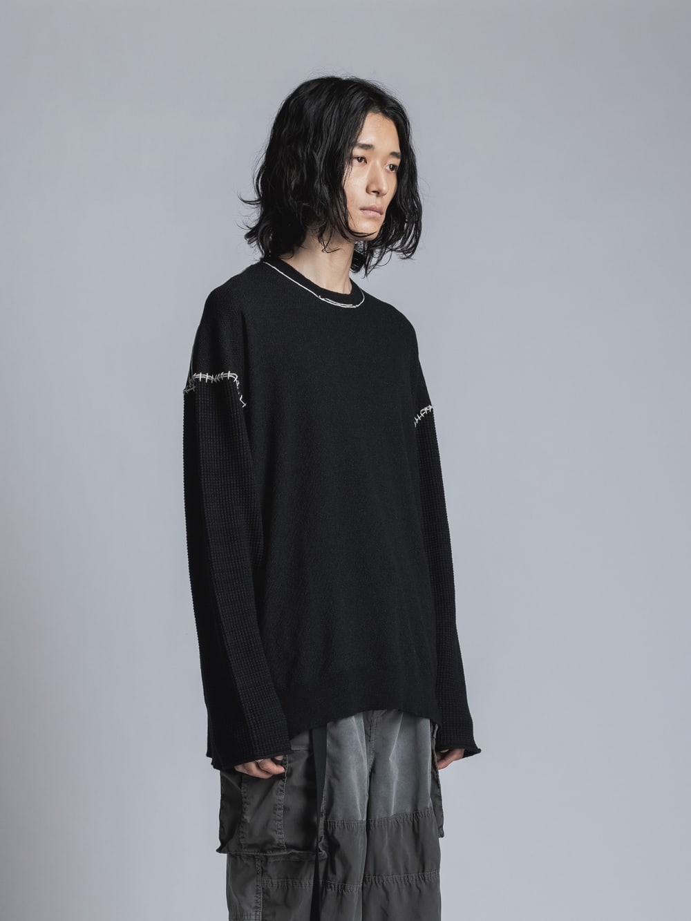High Gauge Knit Black