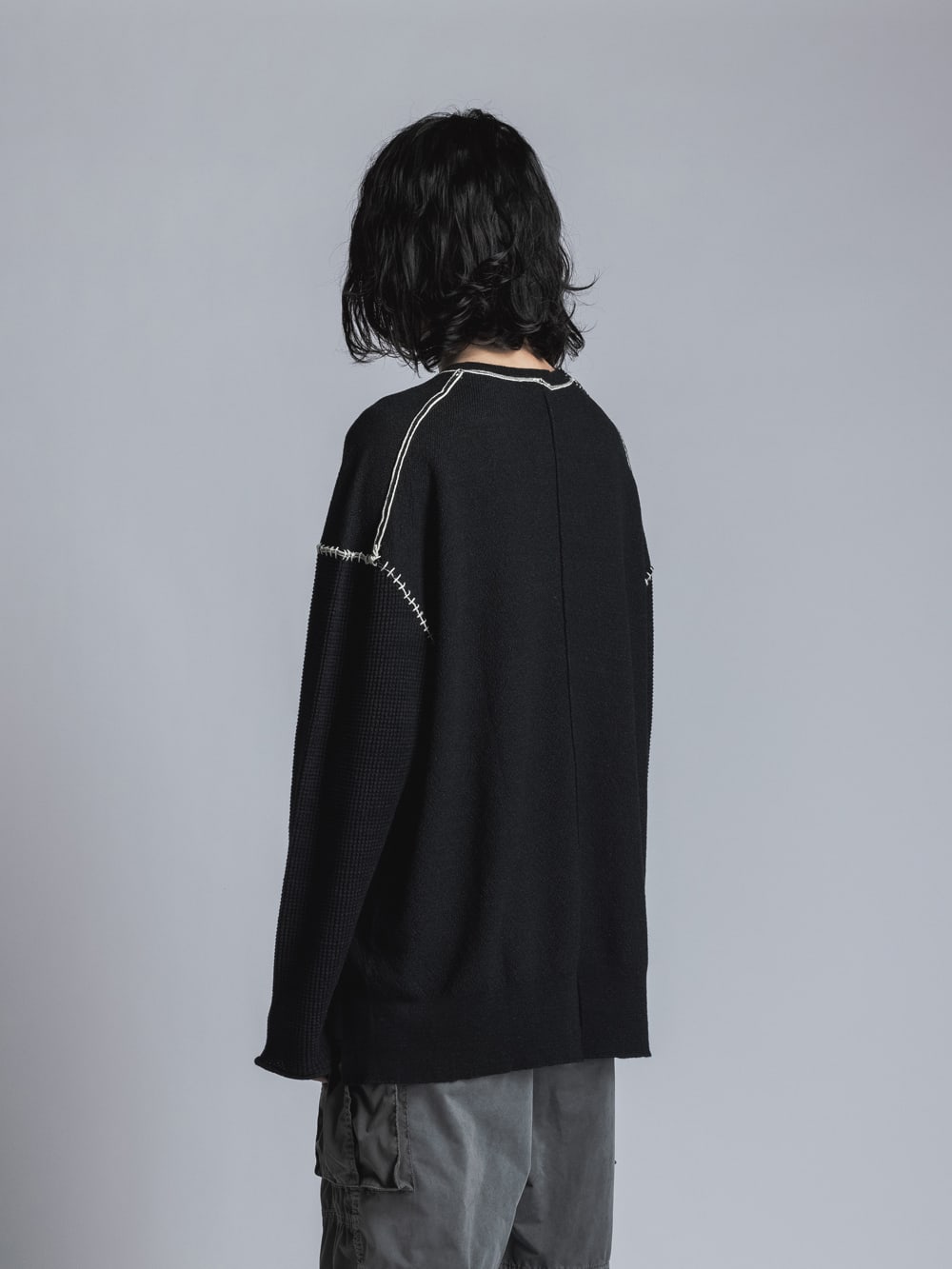 High Gauge Knit Black