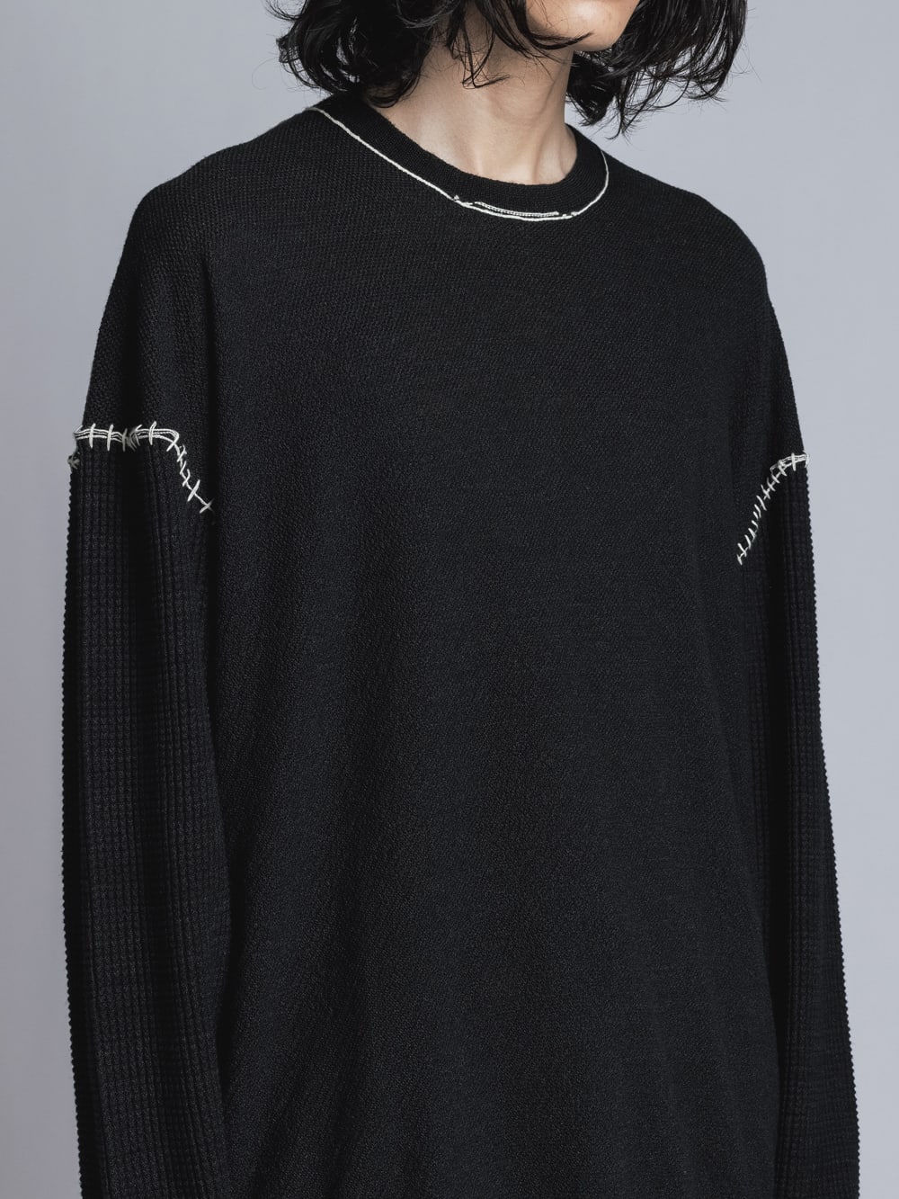 High Gauge Knit Black
