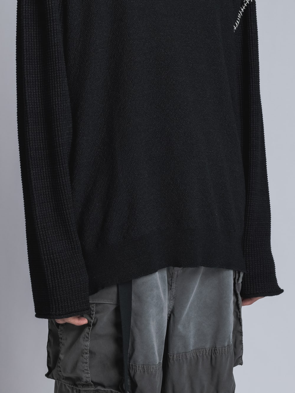 High Gauge Knit Black