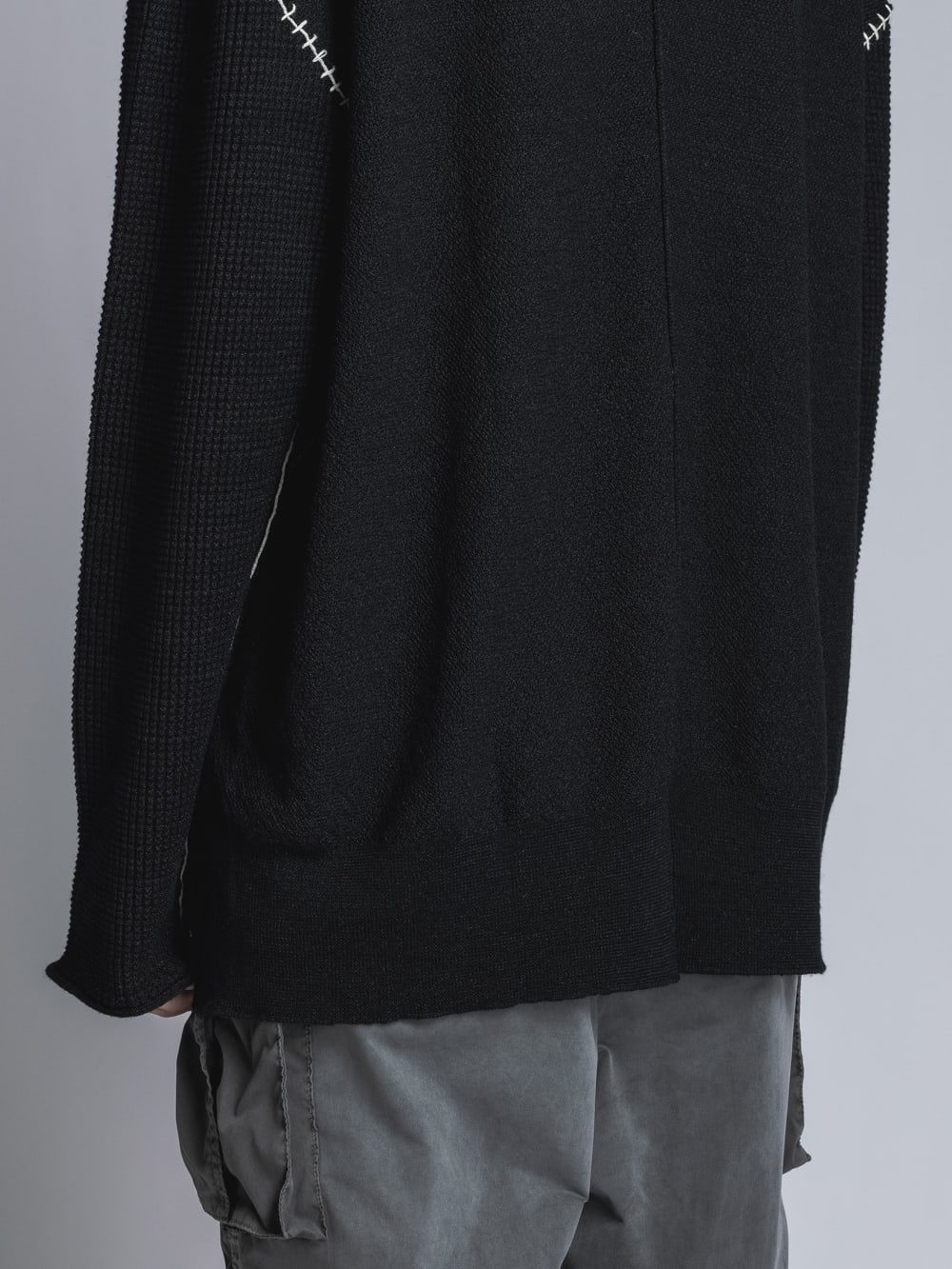 High Gauge Knit Black