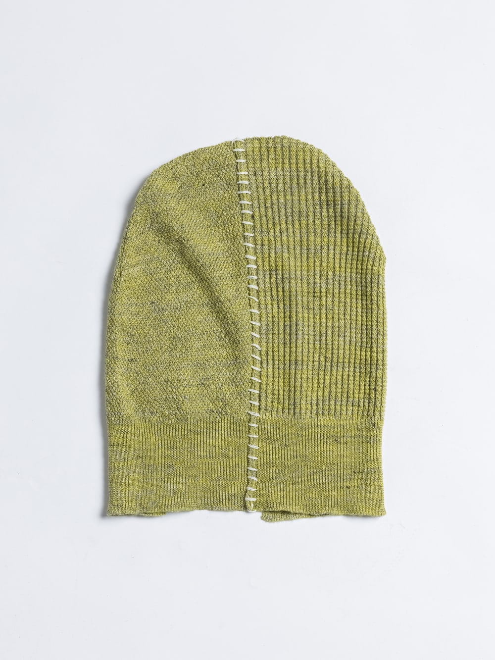 High Gauge Knit Cap Yellow Mix