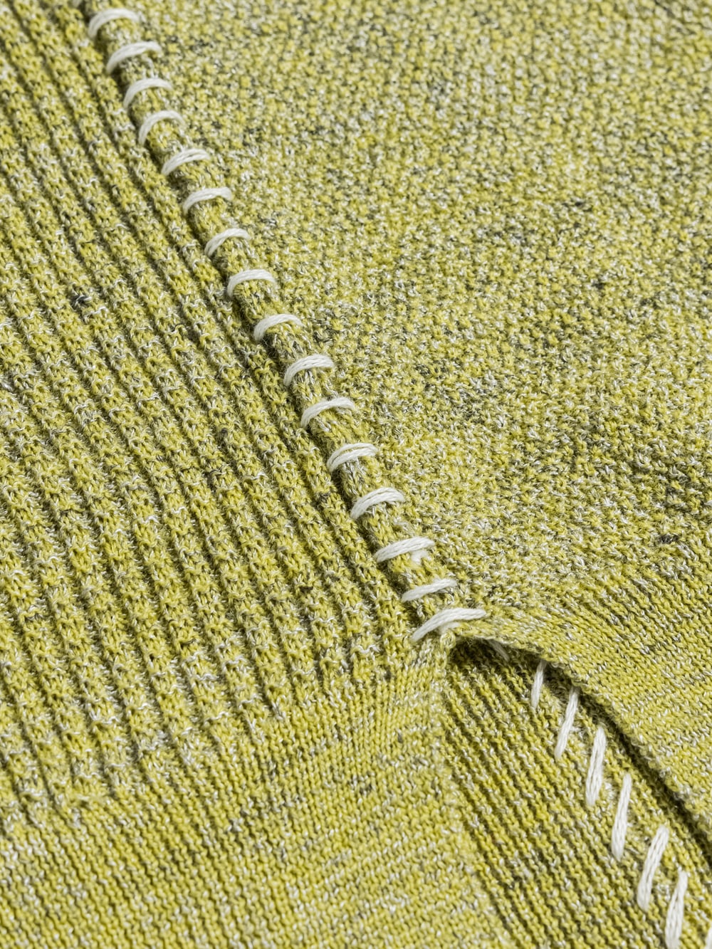 High Gauge Knit Cap Yellow Mix