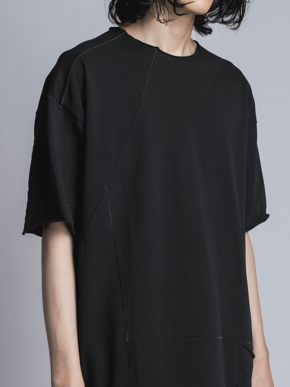 Stretch Jersey T-shirt  Black