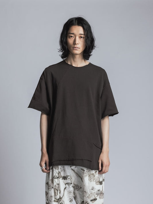 Stretch Jersey T-shirt  D.Brown