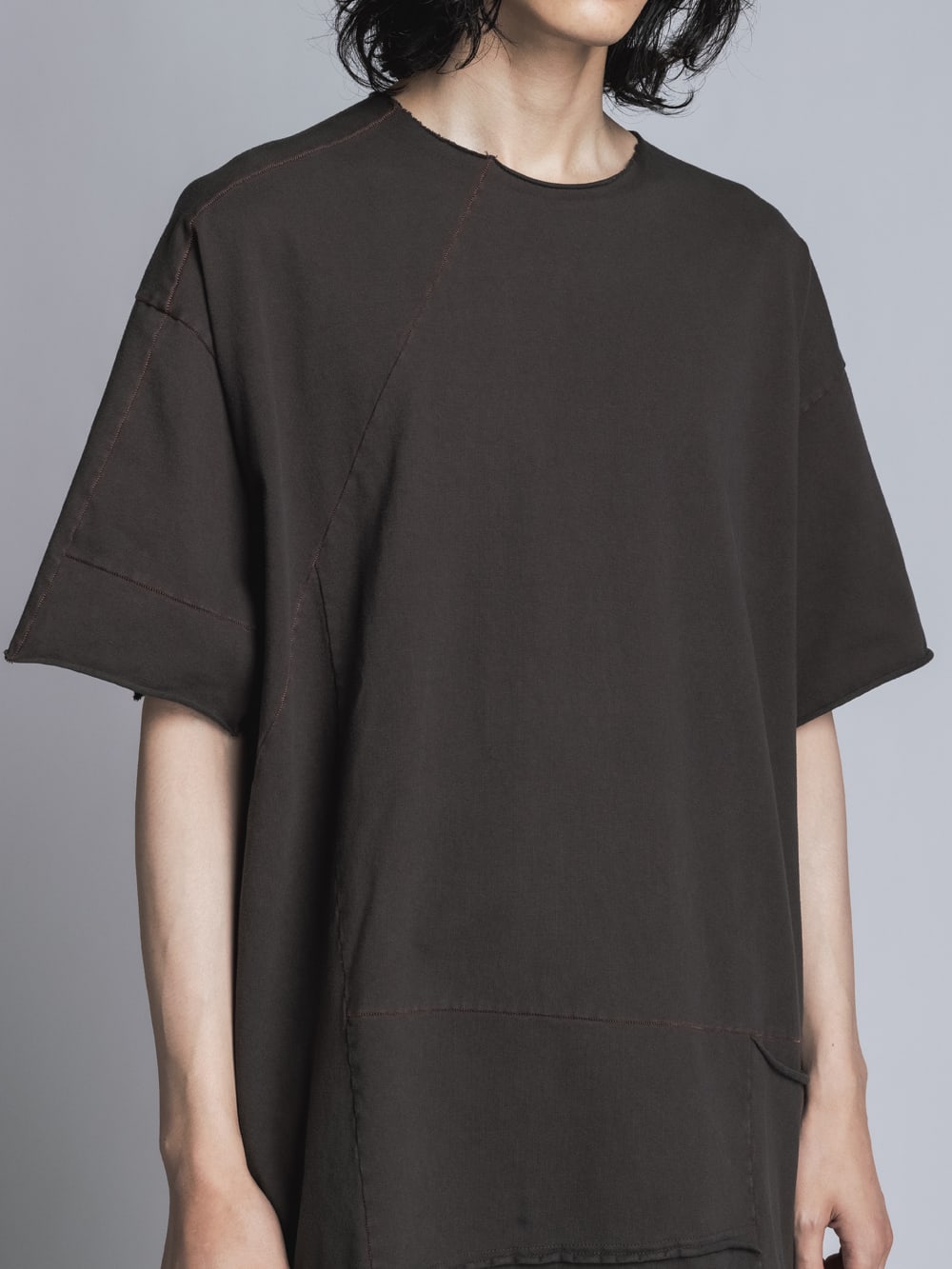 Stretch Jersey T-shirt  D.Brown