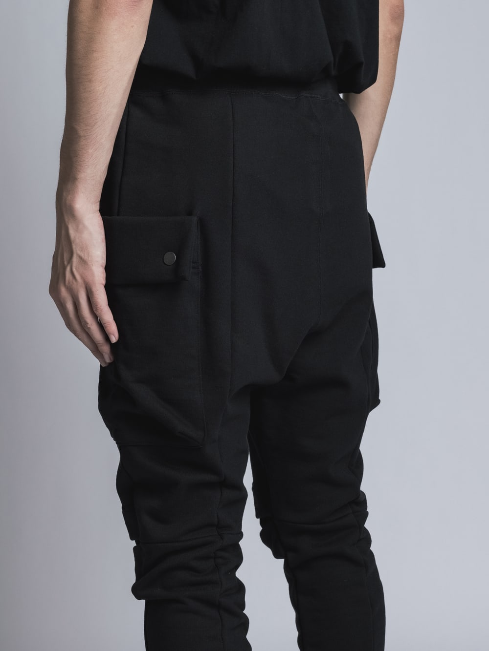 Sweat Slim Pants  Black