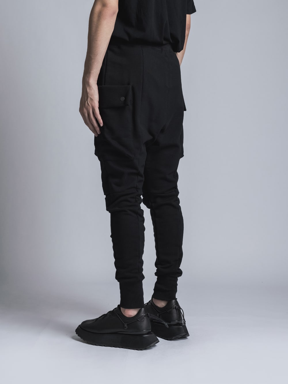 Sweat Slim Pants  Black