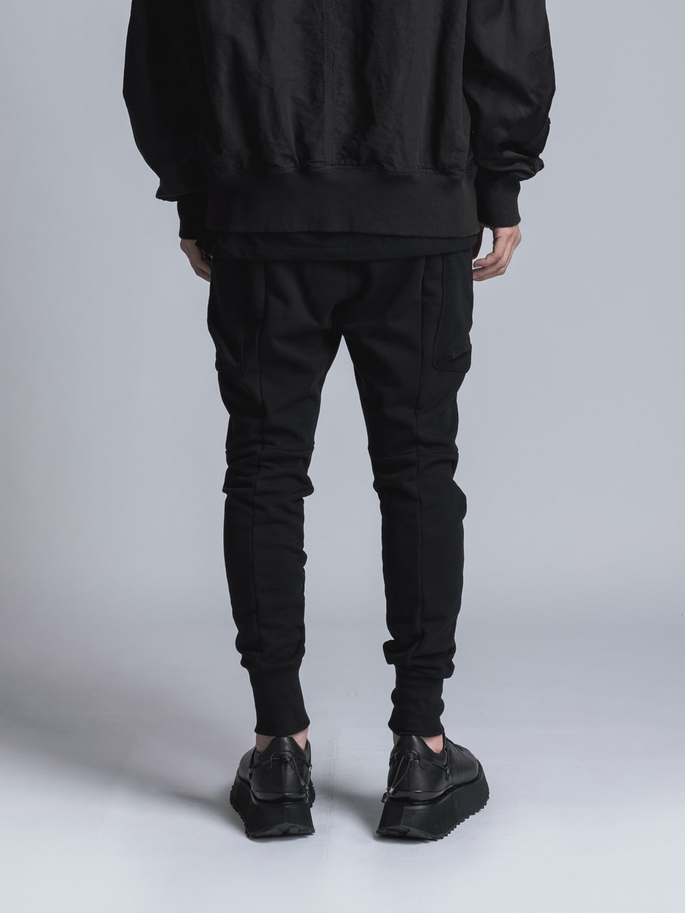 Sweat Slim Pants  Black