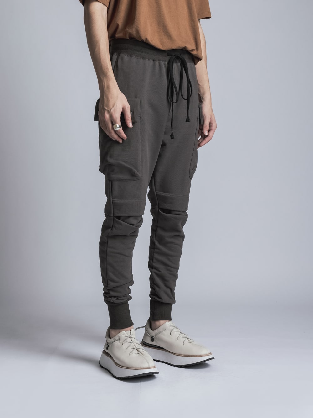 Sweat Slim Pants  D.Gray