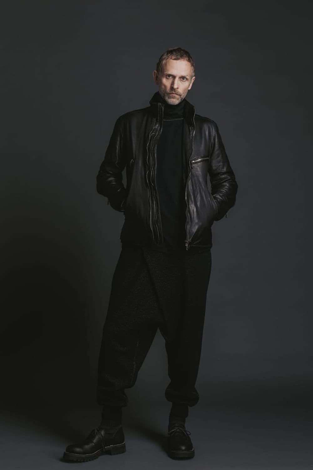 Goat Leather Jacket Black