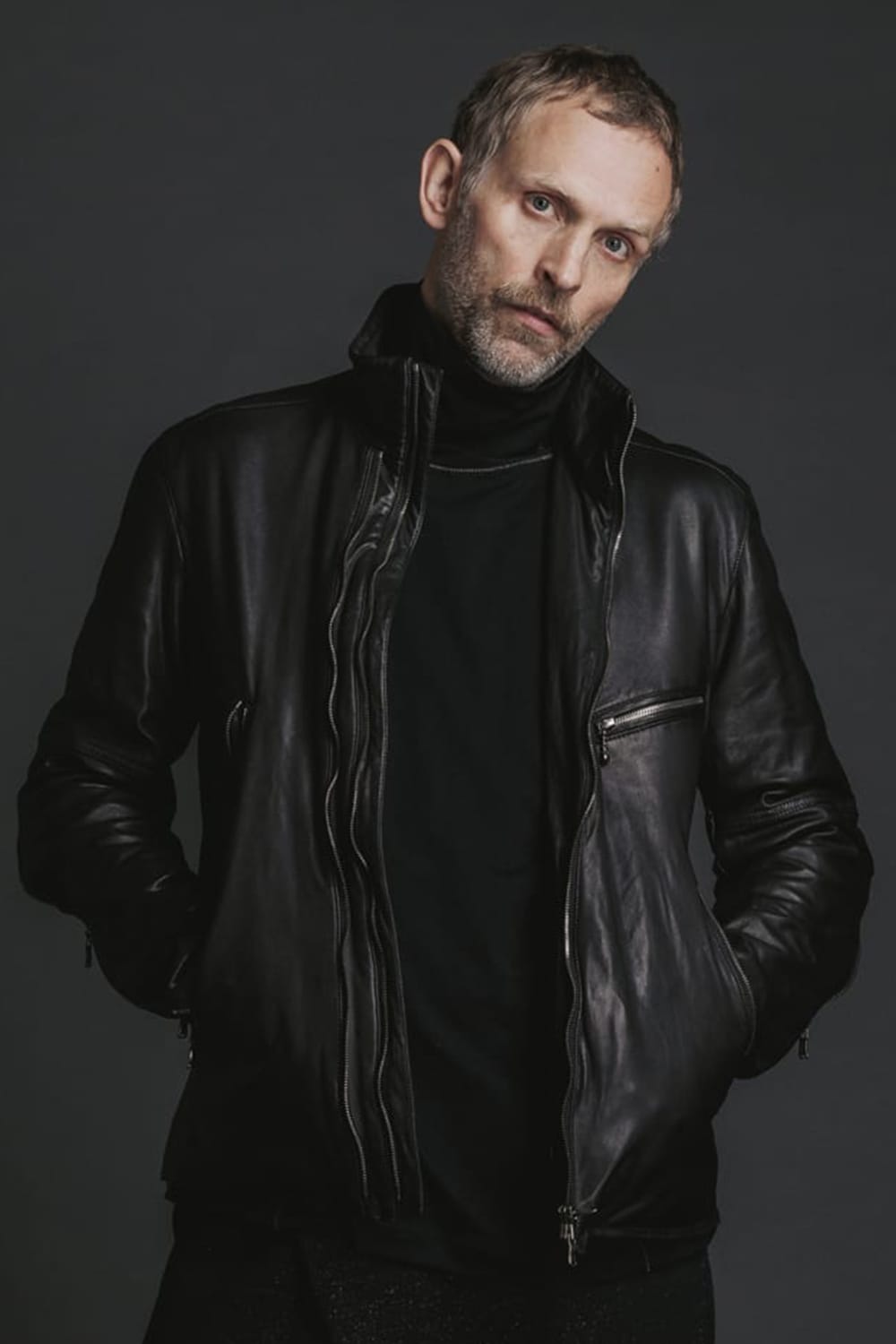 Goat Leather Jacket Black