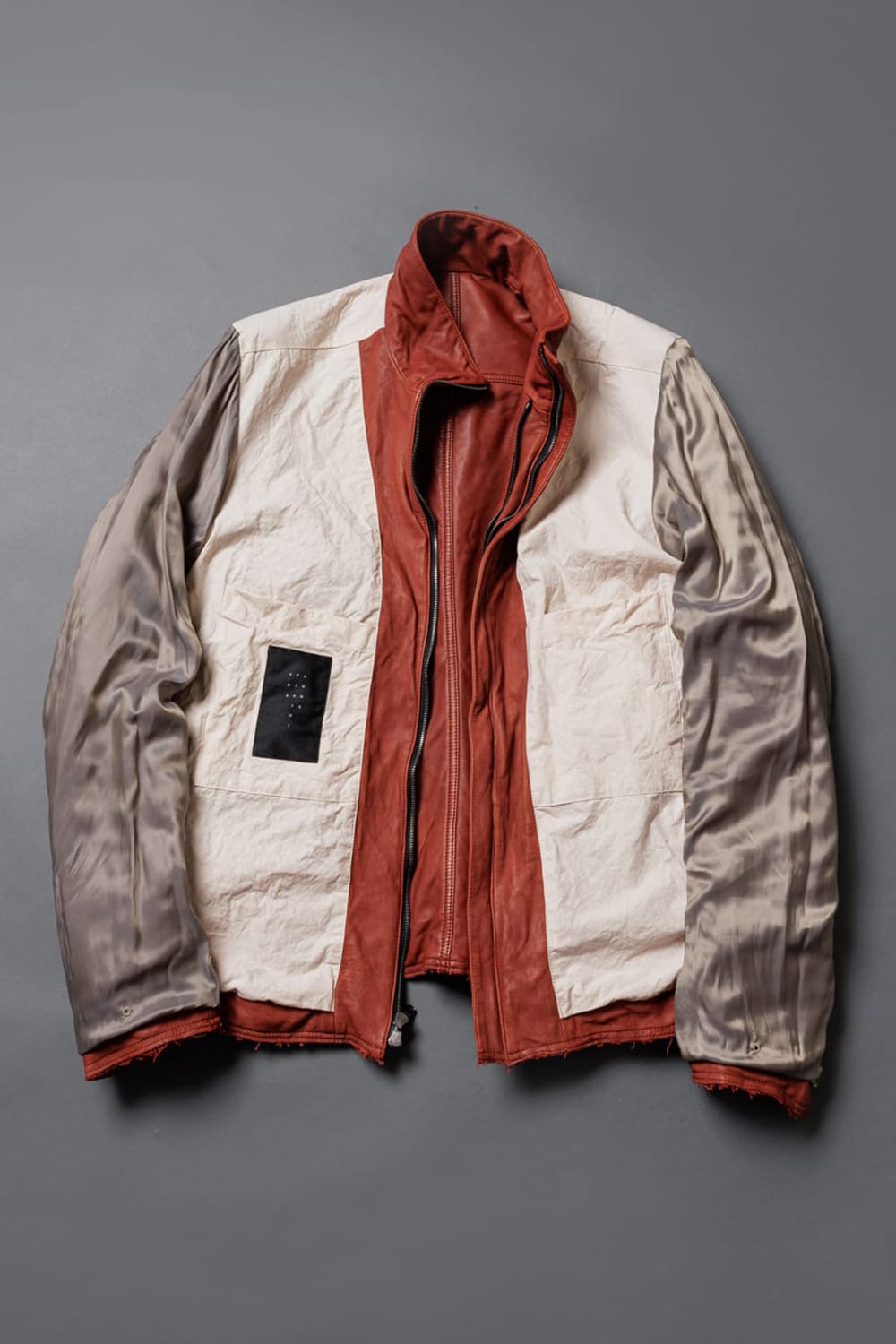 Goat Leather Jacket Red