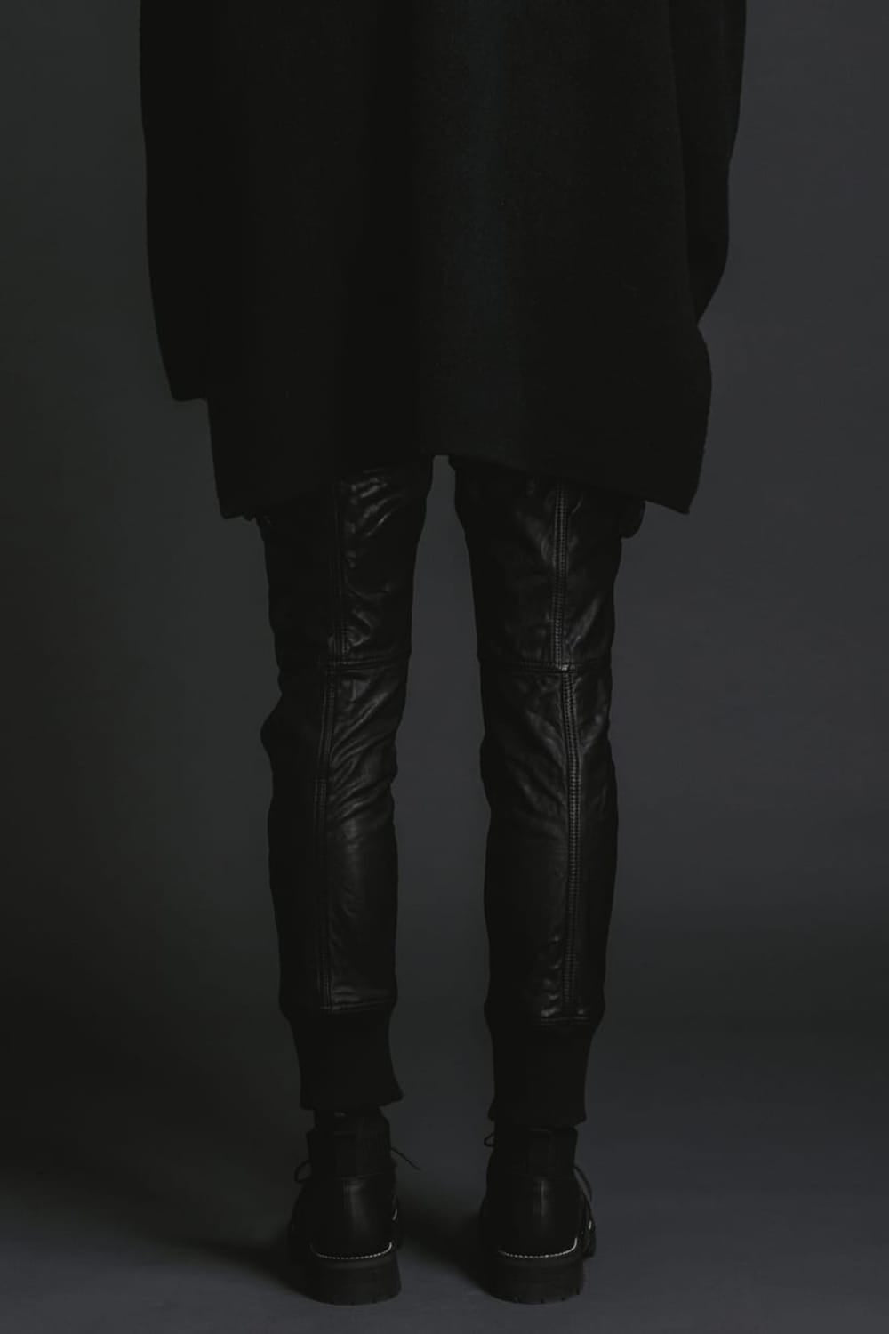 Goat Leather Rib Pants