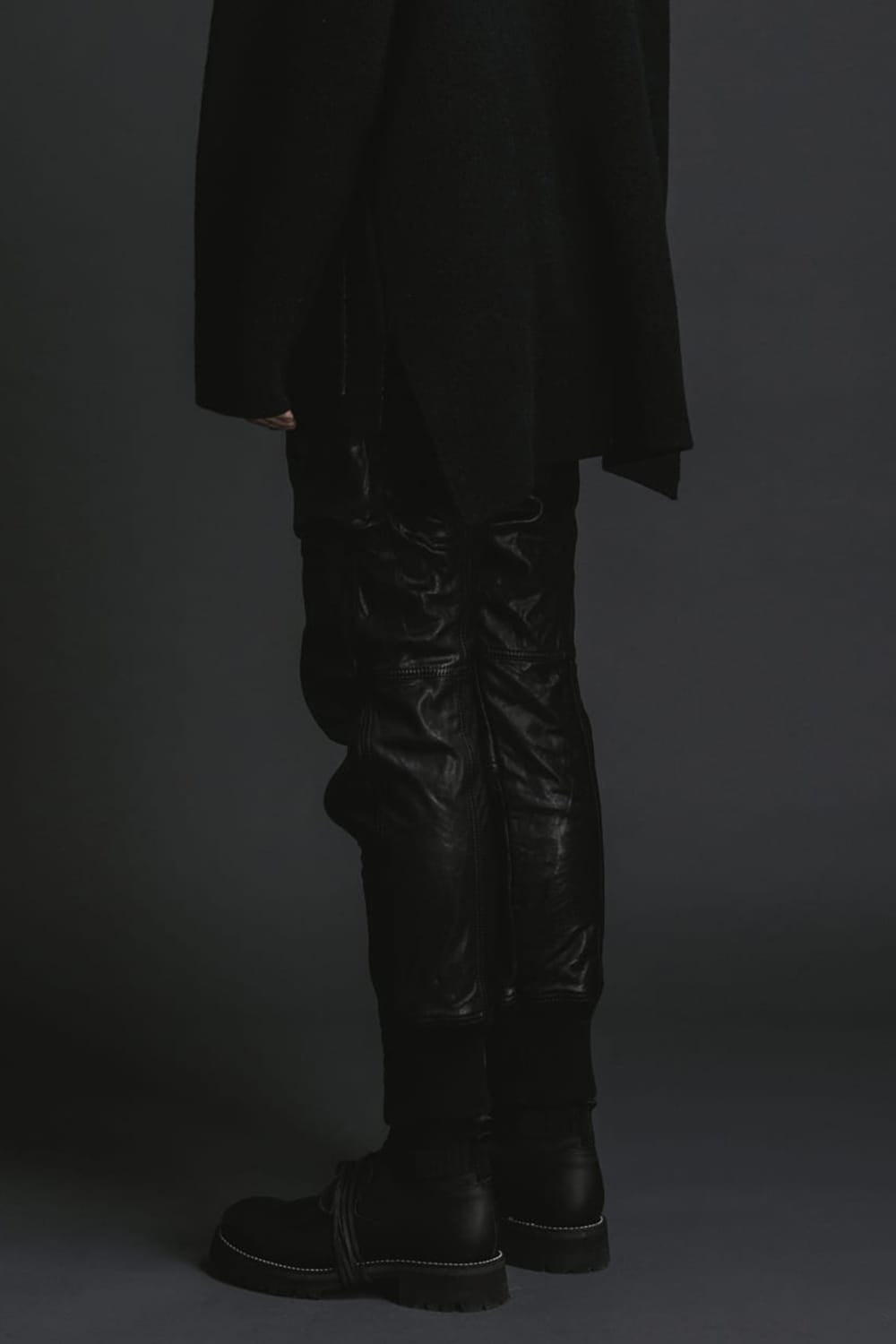 Goat Leather Rib Pants