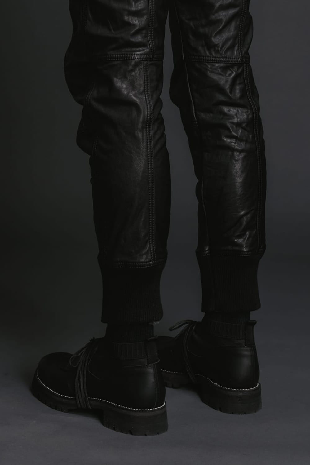 Goat Leather Rib Pants