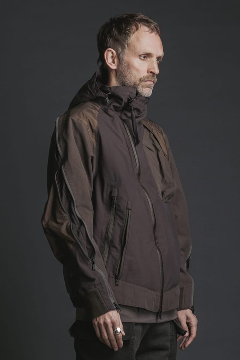 Tactical Jacket Brown Gray