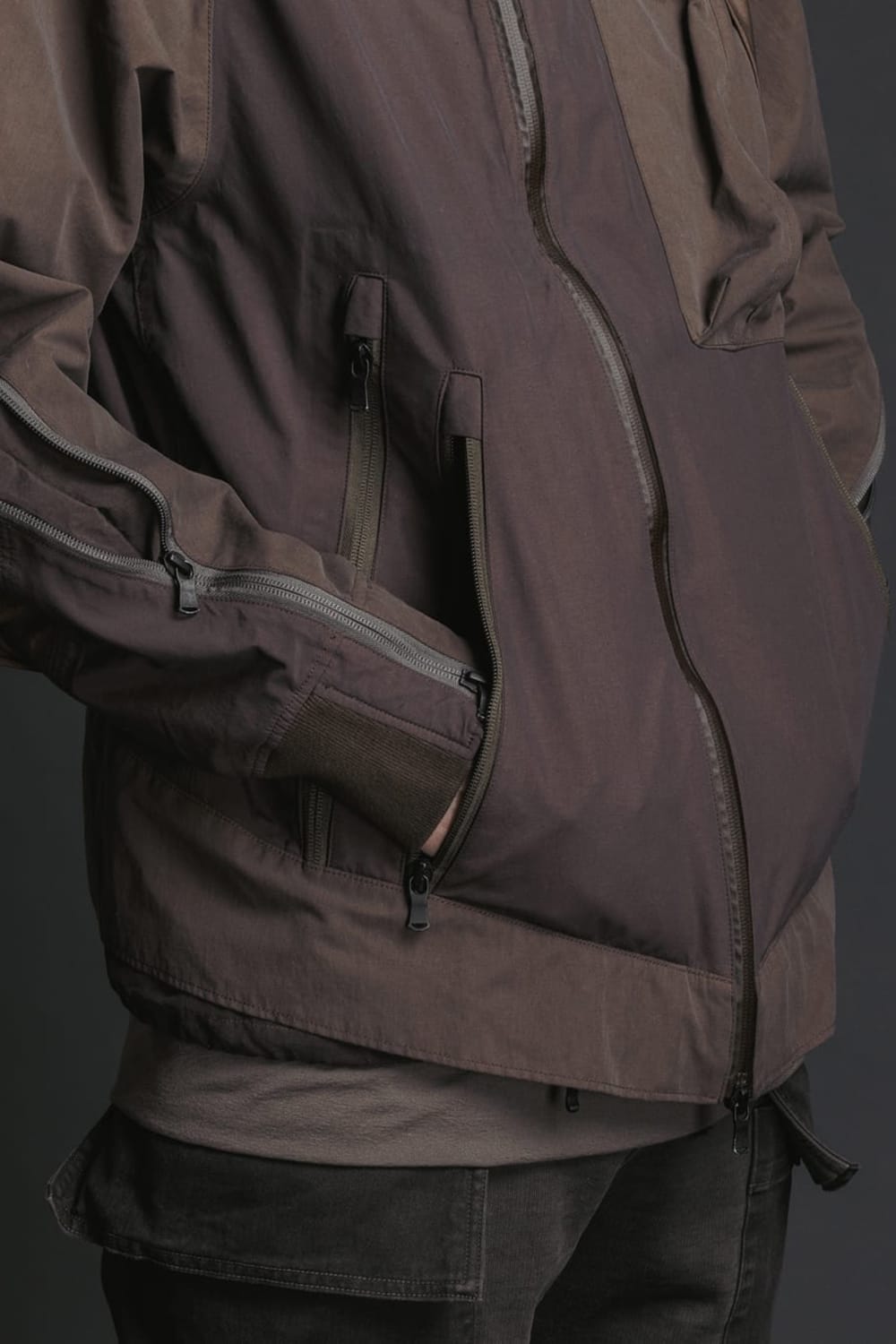 Tactical Jacket Brown Gray