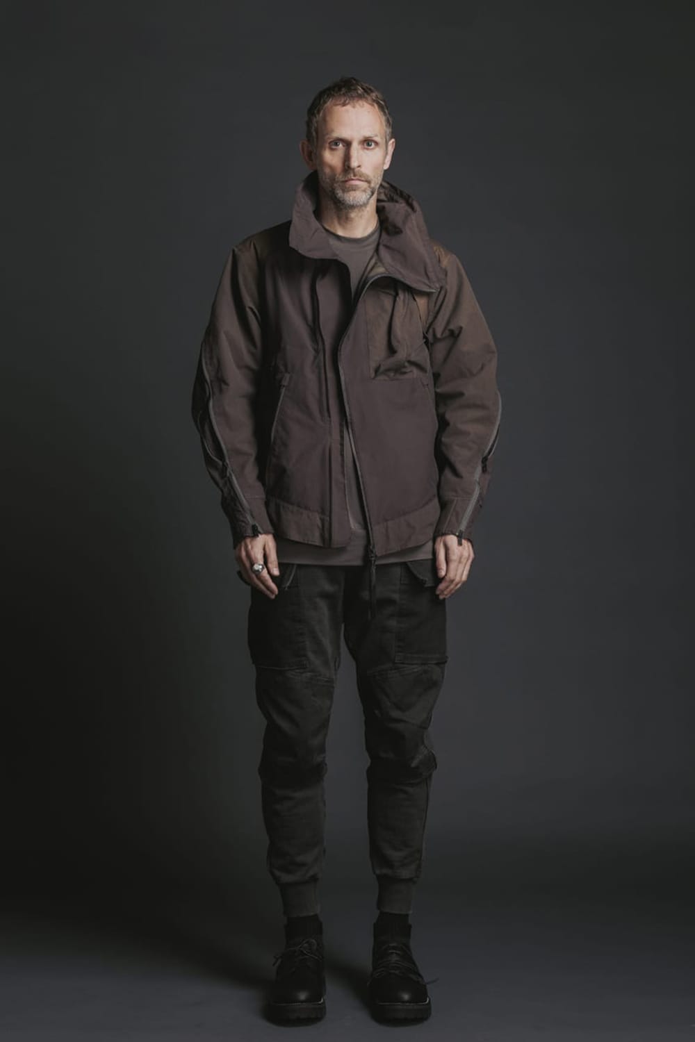 Tactical Jacket Brown Gray