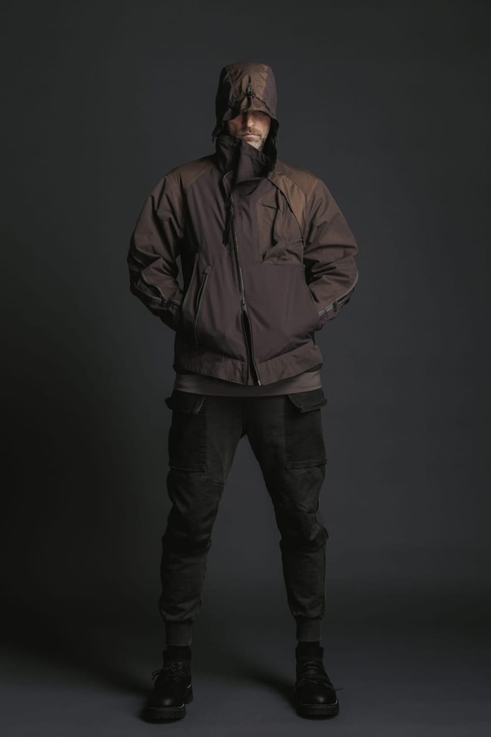 Tactical Jacket Brown Gray