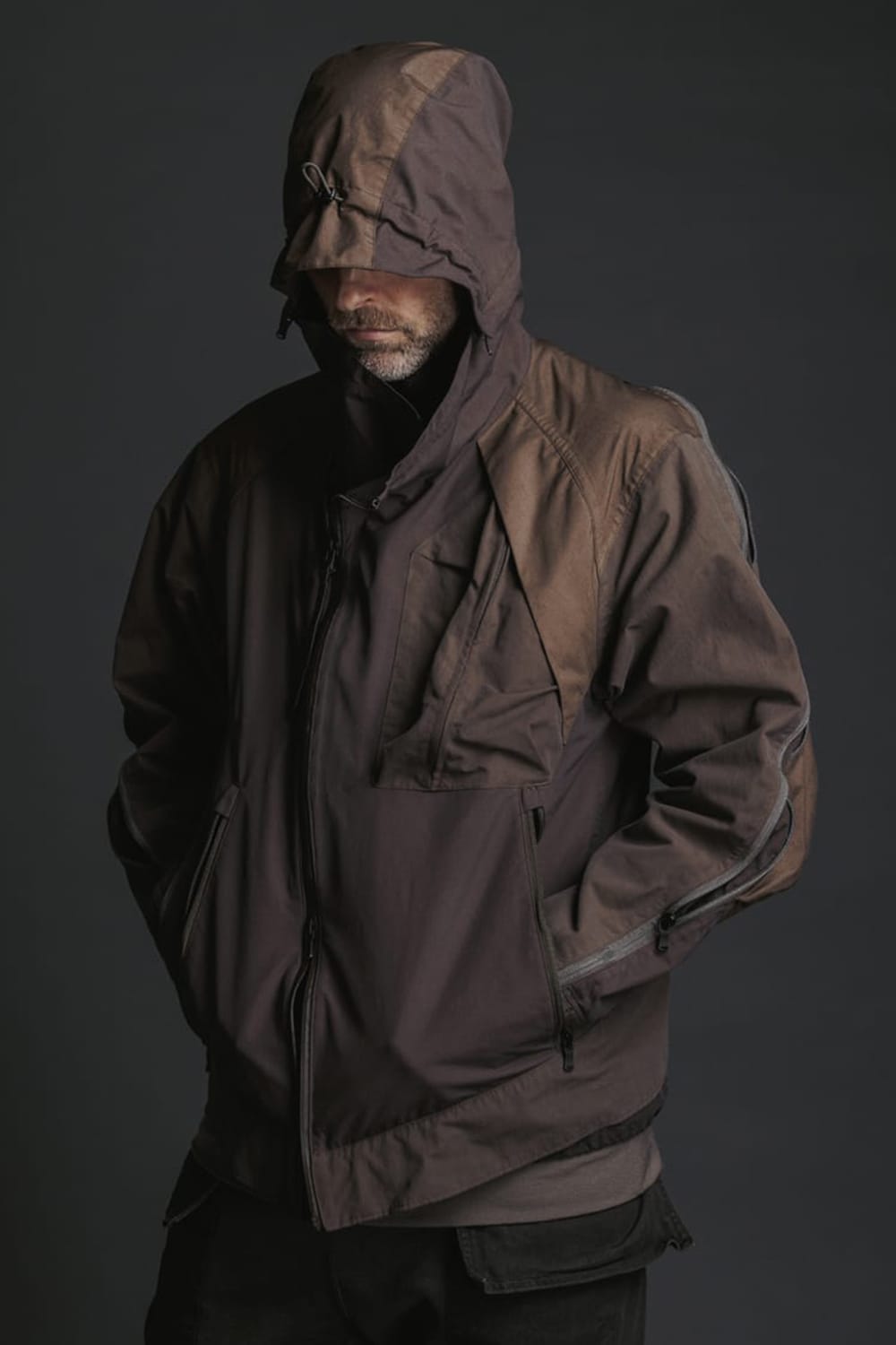 Tactical Jacket Brown Gray