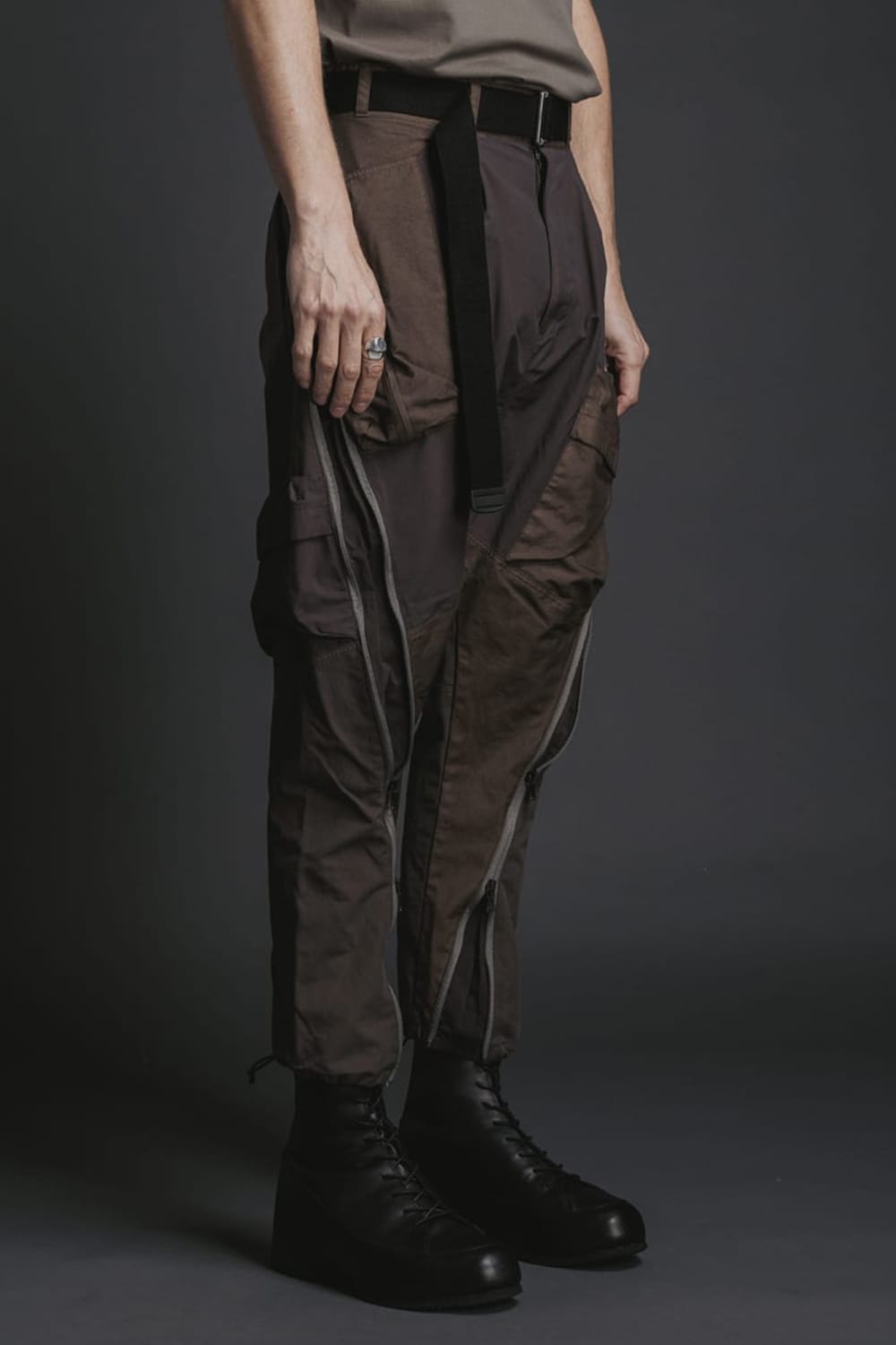 Tactical Pants Brown Gray