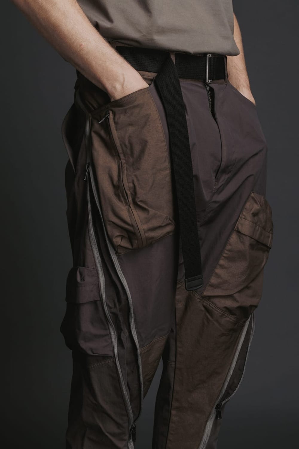 Tactical Pants Brown Gray