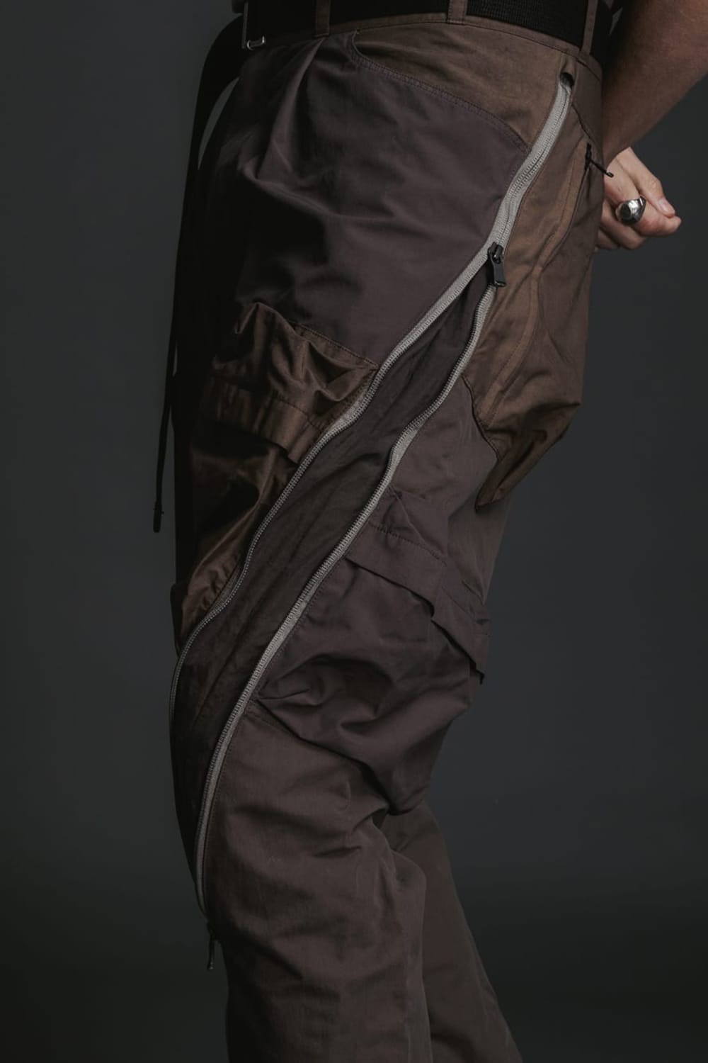 Tactical Pants Brown Gray