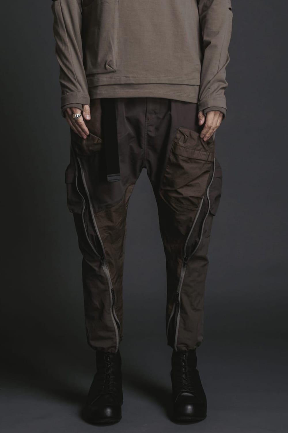 Tactical Pants Brown Gray