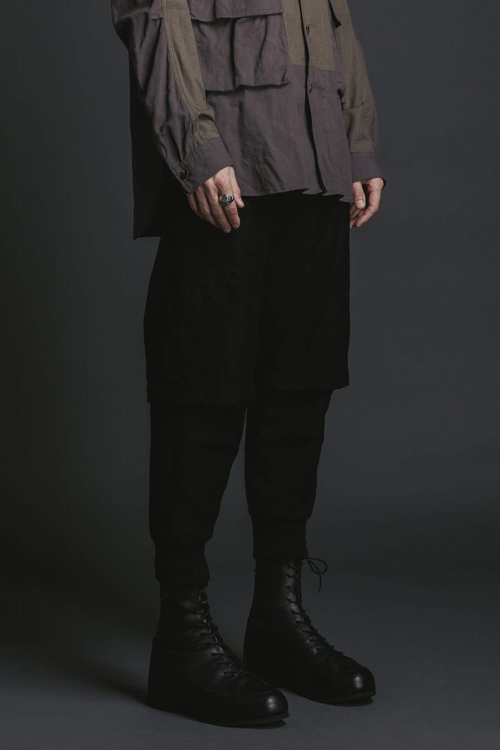 Wool / Linen Layered Pants