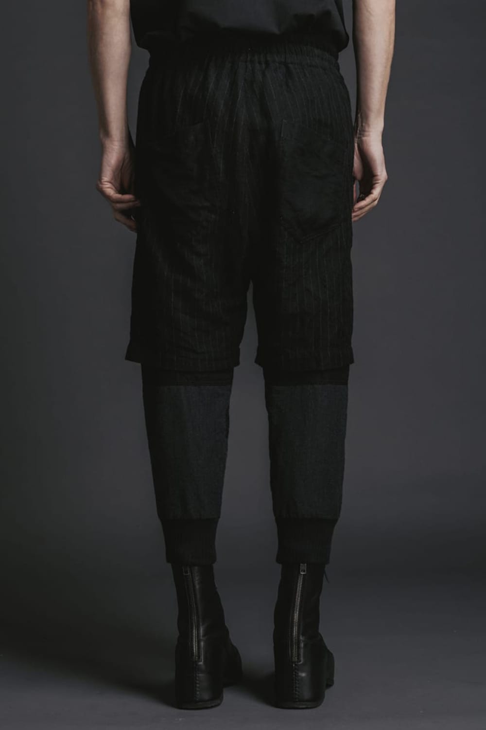 Wool / Linen Combination Layered Pants