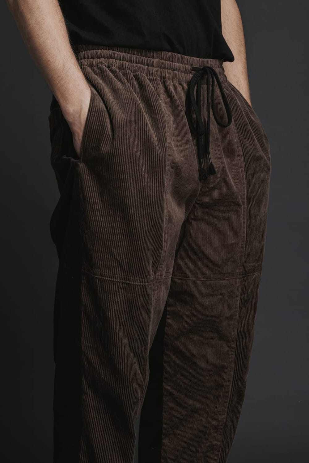 Corduroy Drawstring Pants