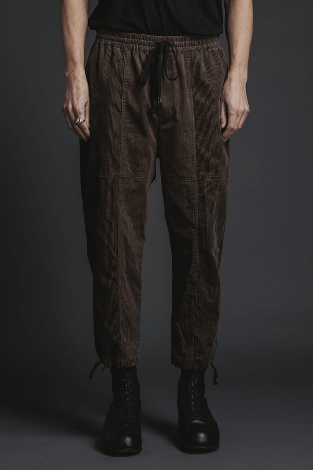 Corduroy Drawstring Pants